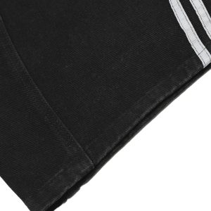 Concert Outfit Striped Stitching Barrel Jeans