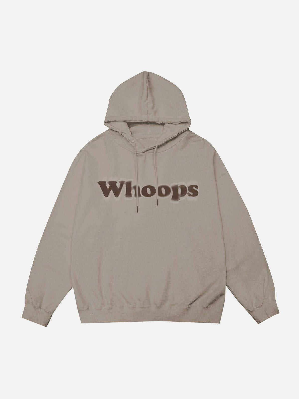 Concert Outfit Suede Letter Foam Print Hoodie Concert Outfit Suede Letter Foam Print Hoodie