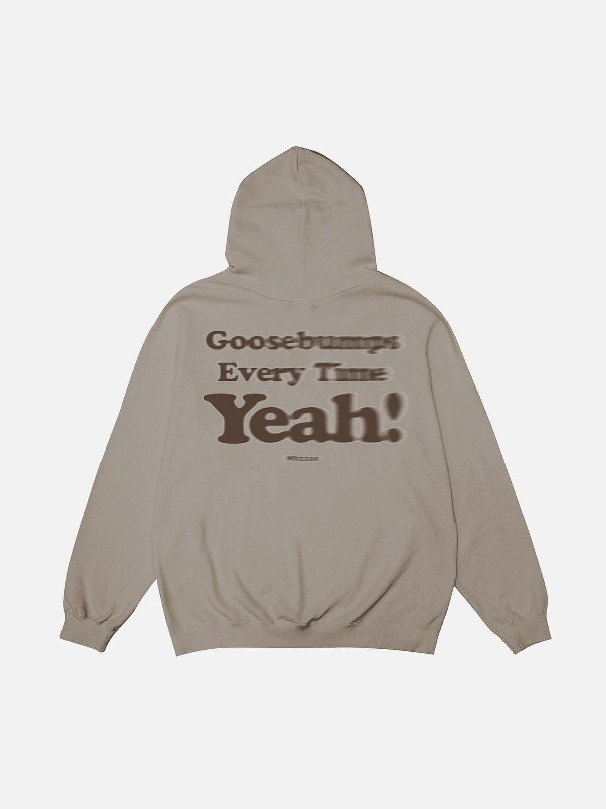 Concert Outfit Suede Letter Foam Print Hoodie Concert Outfit Suede Letter Foam Print Hoodie