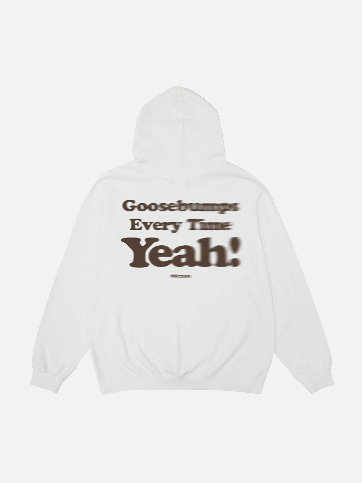 Concert Outfit Suede Letter Foam Print Hoodie Concert Outfit Suede Letter Foam Print Hoodie