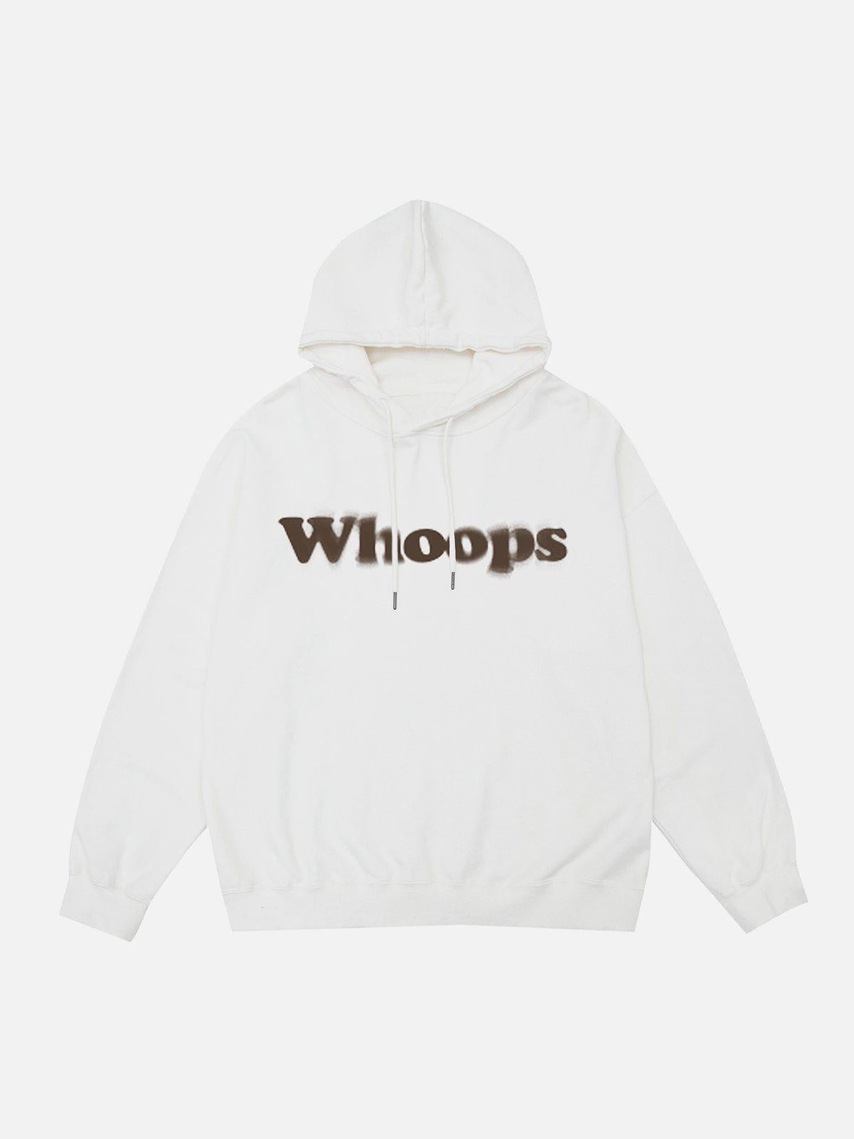 Concert Outfit Suede Letter Foam Print Hoodie Concert Outfit Suede Letter Foam Print Hoodie