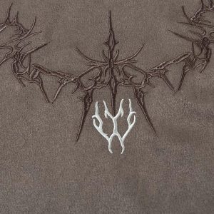 Concert Outfit Suede Thorn Embroidered Vest