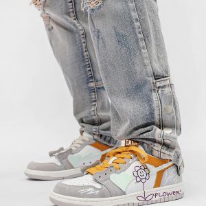 Concert Outfit Sunflower Couple Sports Skate Shoe