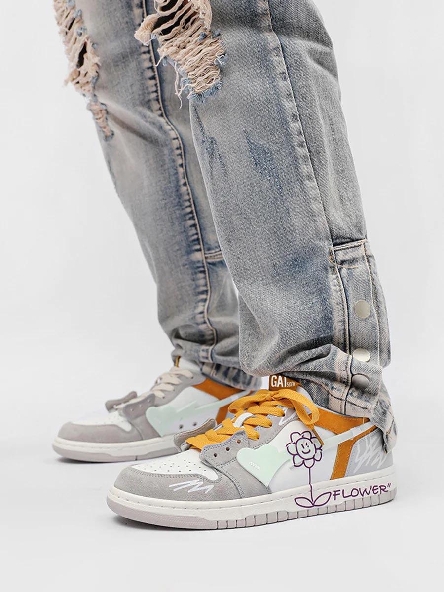 Concert Outfit Sunflower Couple Sports Skate Shoe Concert Outfit Sunflower Couple Sports Skate Shoe