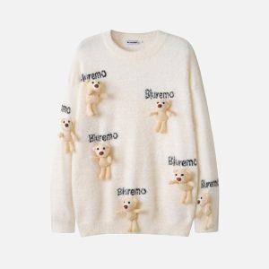 Concert Outfit Teddy Bear Doll Sweater