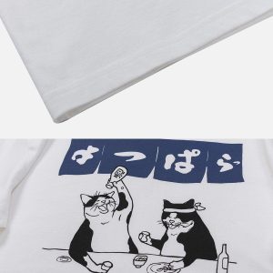 Concert Outfit The Cat After Work Print Tee