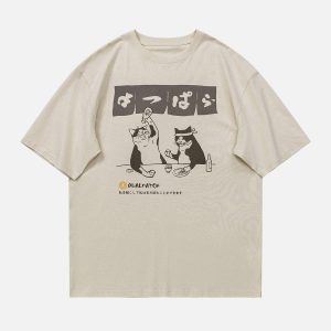 Concert Outfit The Cat After Work Print Tee