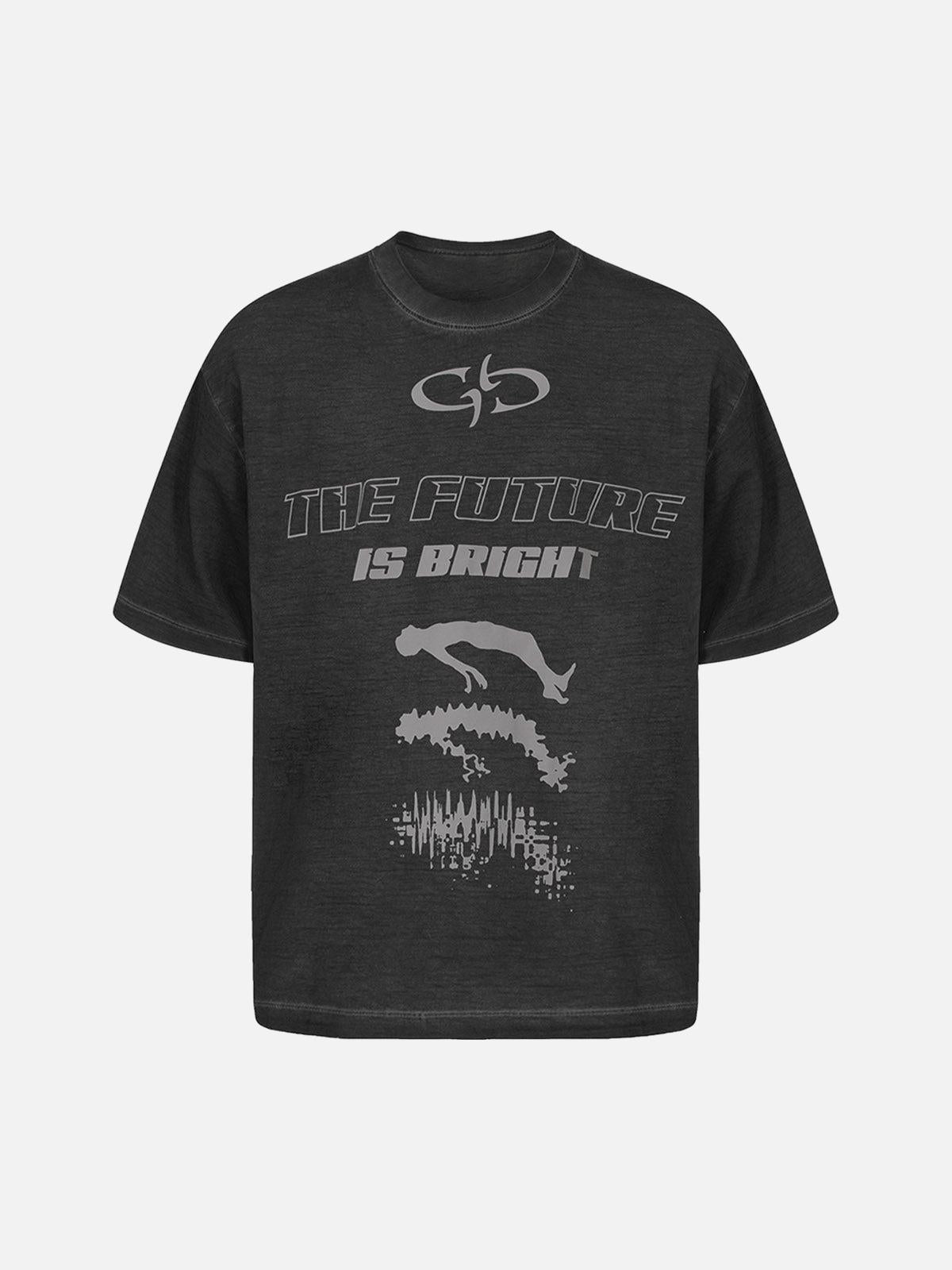 Concert Outfit The Future Is Bright' Graphic T-Shirt Concert Outfit The Future Is Bright' Graphic T-Shirt