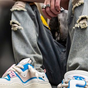 Concert Outfit The Niche Thick Bottom Hundred With Board Shoes