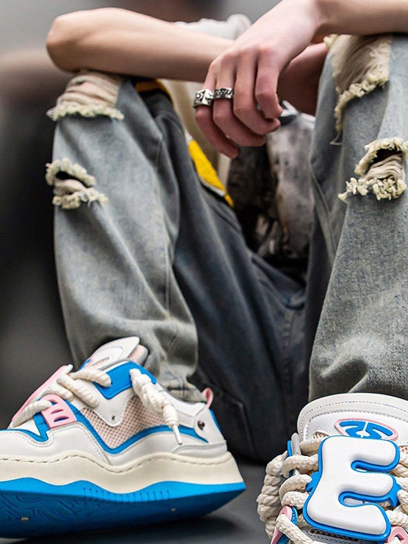 Concert Outfit The Niche Thick Bottom Hundred With Board Shoes Concert Outfit The Niche Thick Bottom Hundred With Board Shoes