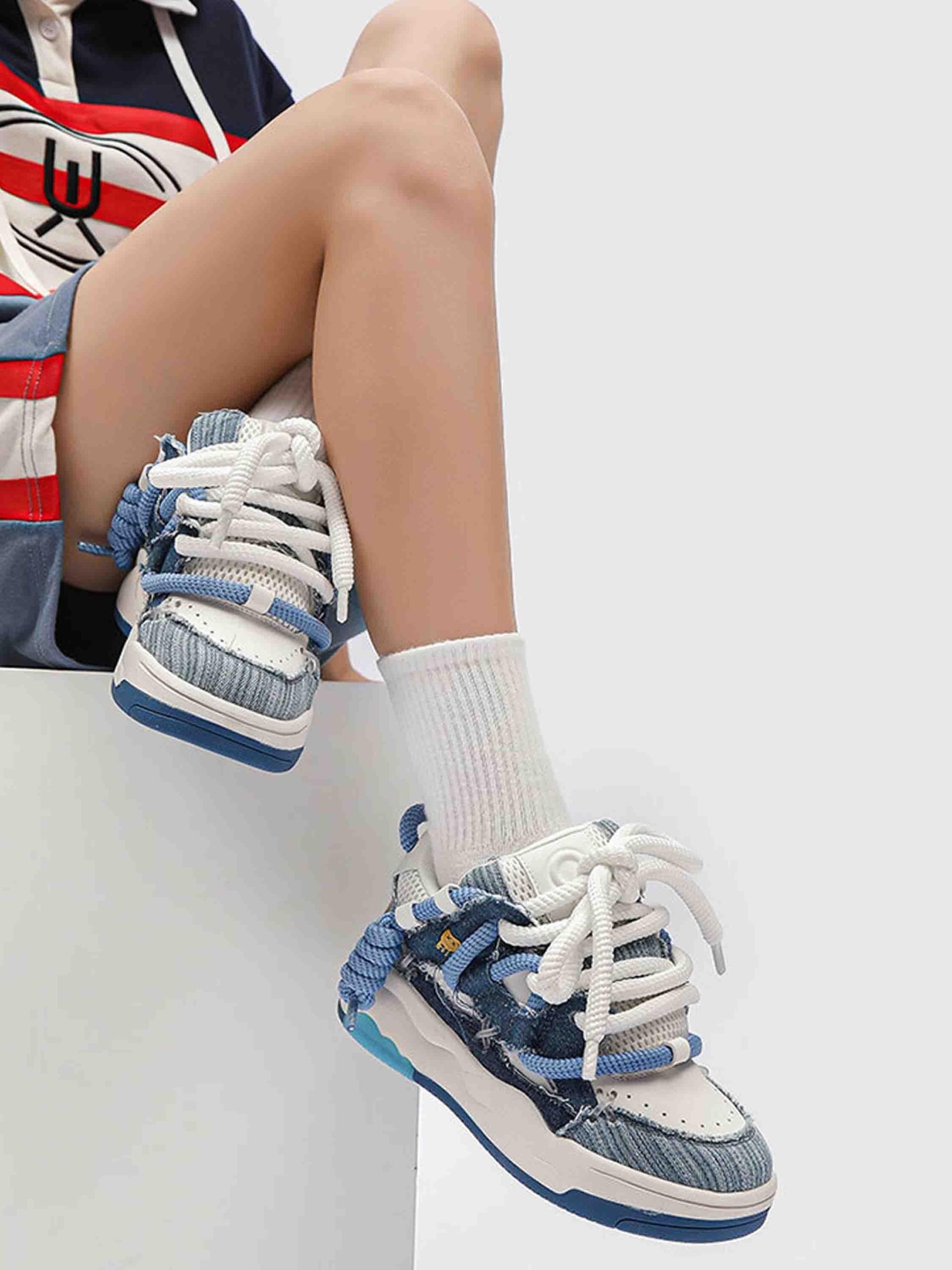 Concert Outfit Thick-Soled Couple Casual Board Shoes Concert Outfit Thick-Soled Couple Casual Board Shoes