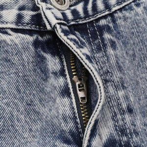 Concert Outfit Thorn Chain Embroidered Jeans