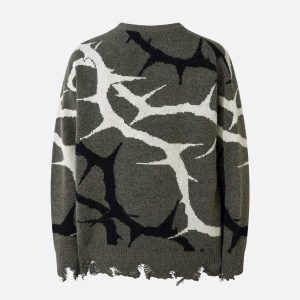 Concert Outfit Thorn Destroyed Sweater