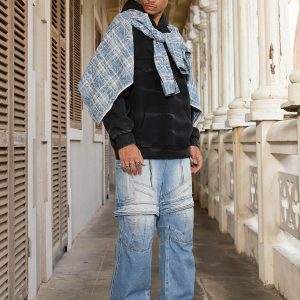 Concert Outfit Tie-Dye Contrasting Print Pullover Hoodie