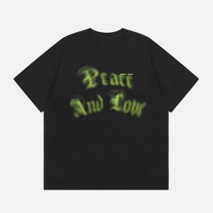 Concert Outfit Tie Dye Flocked Star Tee