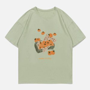 Concert Outfit Tomatoes Print Tee