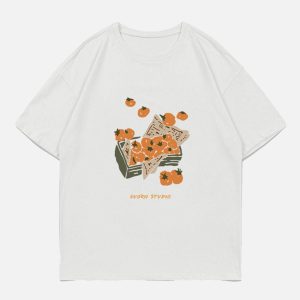 Concert Outfit Tomatoes Print Tee