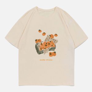 Concert Outfit Tomatoes Print Tee