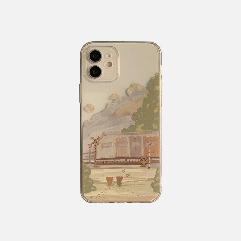 Concert Outfit Train Painting Mobile Phone Case For iPhone