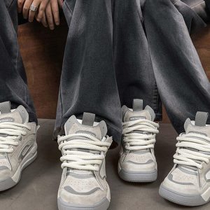 Concert Outfit Trendy And Versatile Thick-Soled Board Shoes