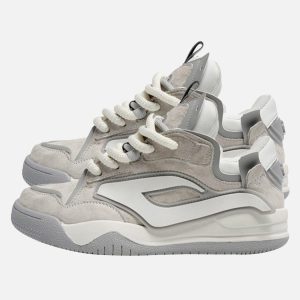 Concert Outfit Trendy And Versatile Thick-Soled Board Shoes