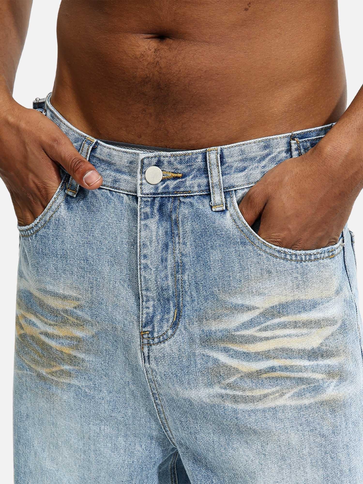 Concert Outfit Trendy Wide-Leg Ripped Jeans Concert Outfit Trendy Wide-Leg Ripped Jeans