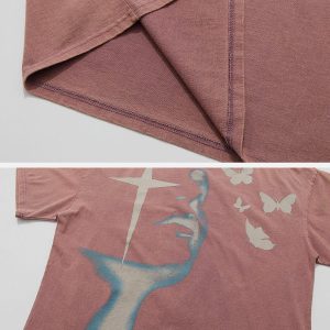 Concert Outfit Twinkling Star Pattern Tee