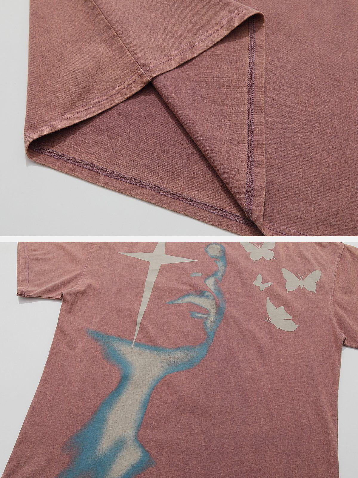 Concert Outfit Twinkling Star Pattern Tee Concert Outfit Twinkling Star Pattern Tee