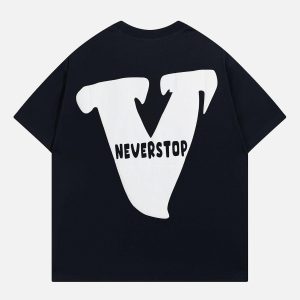 Concert Outfit V Graphic Print Tee