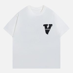 Concert Outfit V Graphic Print Tee