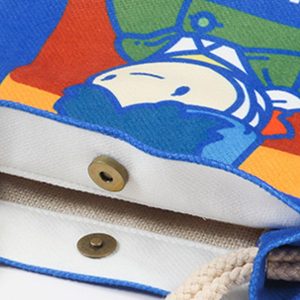 Concert Outfit Van Gogh Cartoon Printed Crossbody Bag