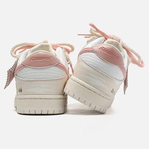 Concert Outfit Versatile Rose Stamp Print Board Casual Shoes