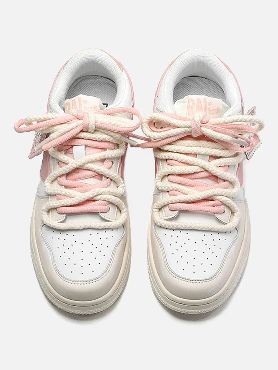 Concert Outfit Versatile Rose Stamp Print Board Casual Shoes Concert Outfit Versatile Rose Stamp Print Board Casual Shoes