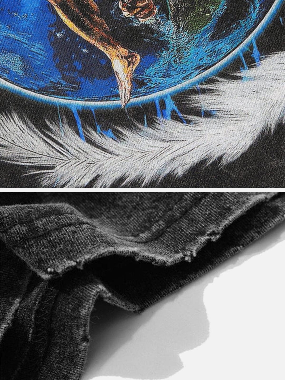 Concert Outfit Vintage Brave Earth Cotton Washed Graphic Tee Concert Outfit Vintage Brave Earth Cotton Washed Graphic Tee