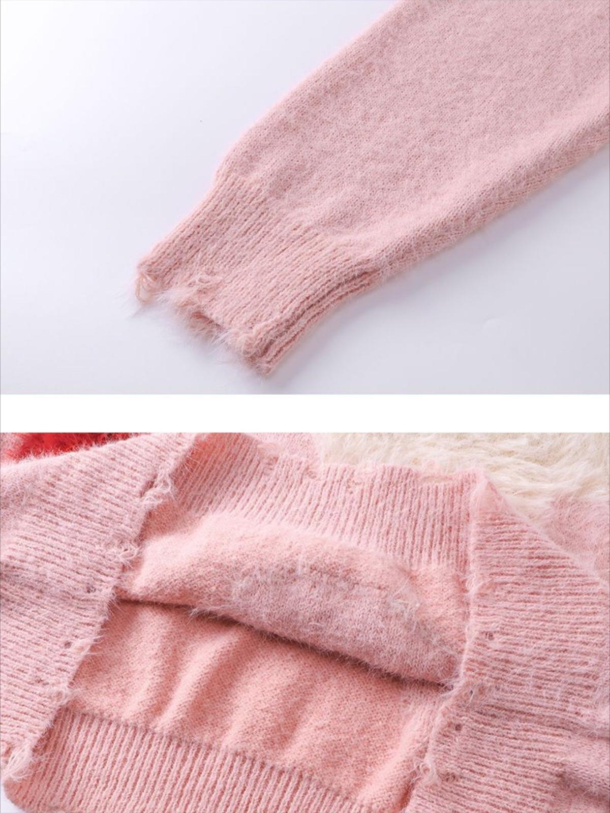 Concert Outfit Vintage Cartoon Little Dog Leisure Sweater Concert Outfit Vintage Cartoon Little Dog Leisure Sweater