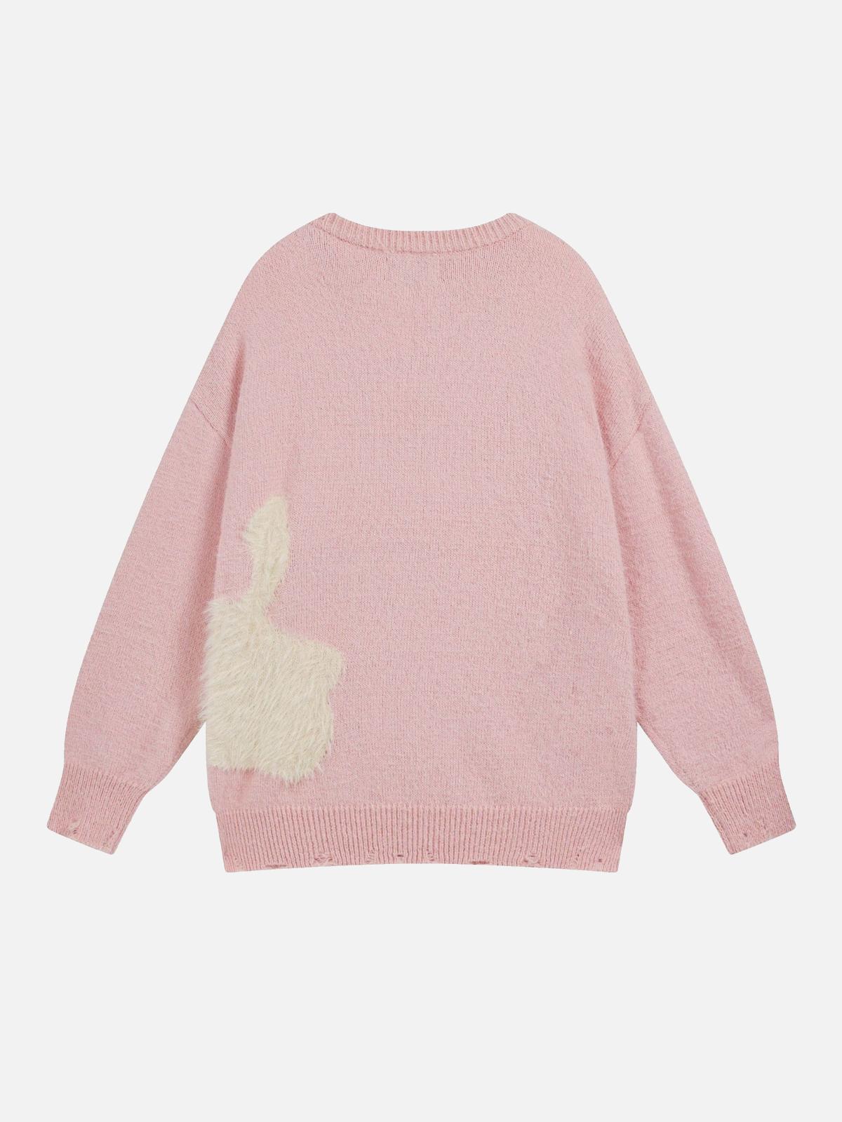 Concert Outfit Vintage Cartoon Little Dog Leisure Sweater Concert Outfit Vintage Cartoon Little Dog Leisure Sweater