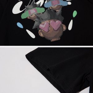 Concert Outfit Vintage Cartoon Print Tee