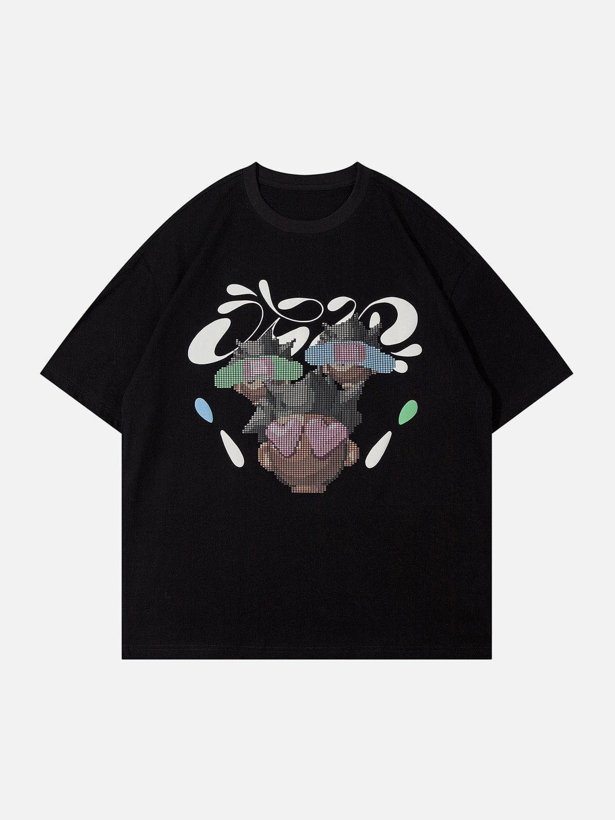 Concert Outfit Vintage Cartoon Print Tee Concert Outfit Vintage Cartoon Print Tee