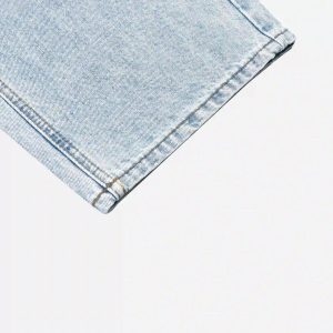 Concert Outfit Vintage Classic Washed Light Blue Jeans