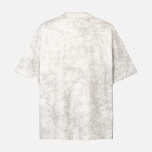 Concert Outfit Vintage Cross Figure Print T-Shirt