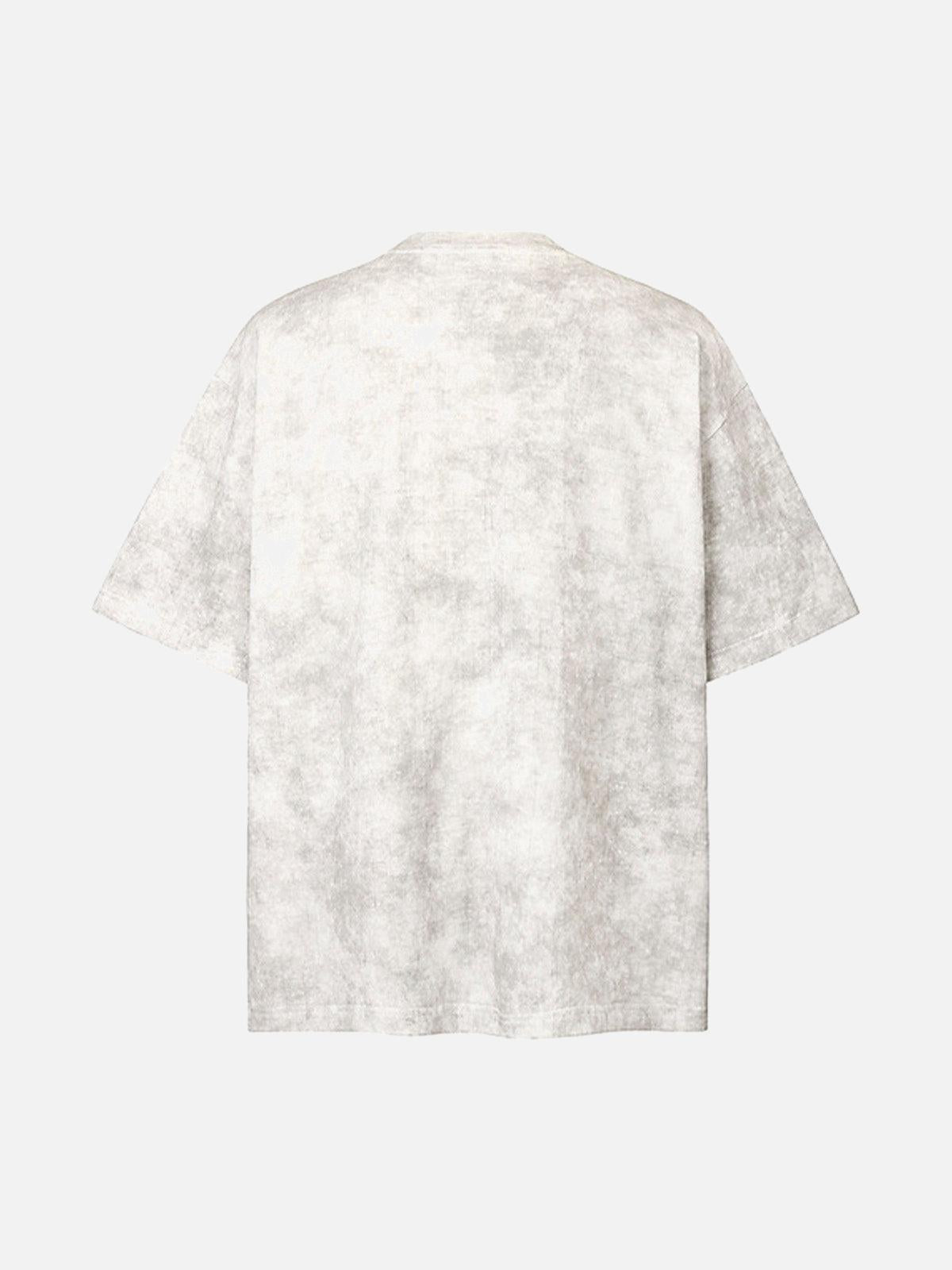 Concert Outfit Vintage Cross Figure Print T-Shirt Concert Outfit Vintage Cross Figure Print T-Shirt