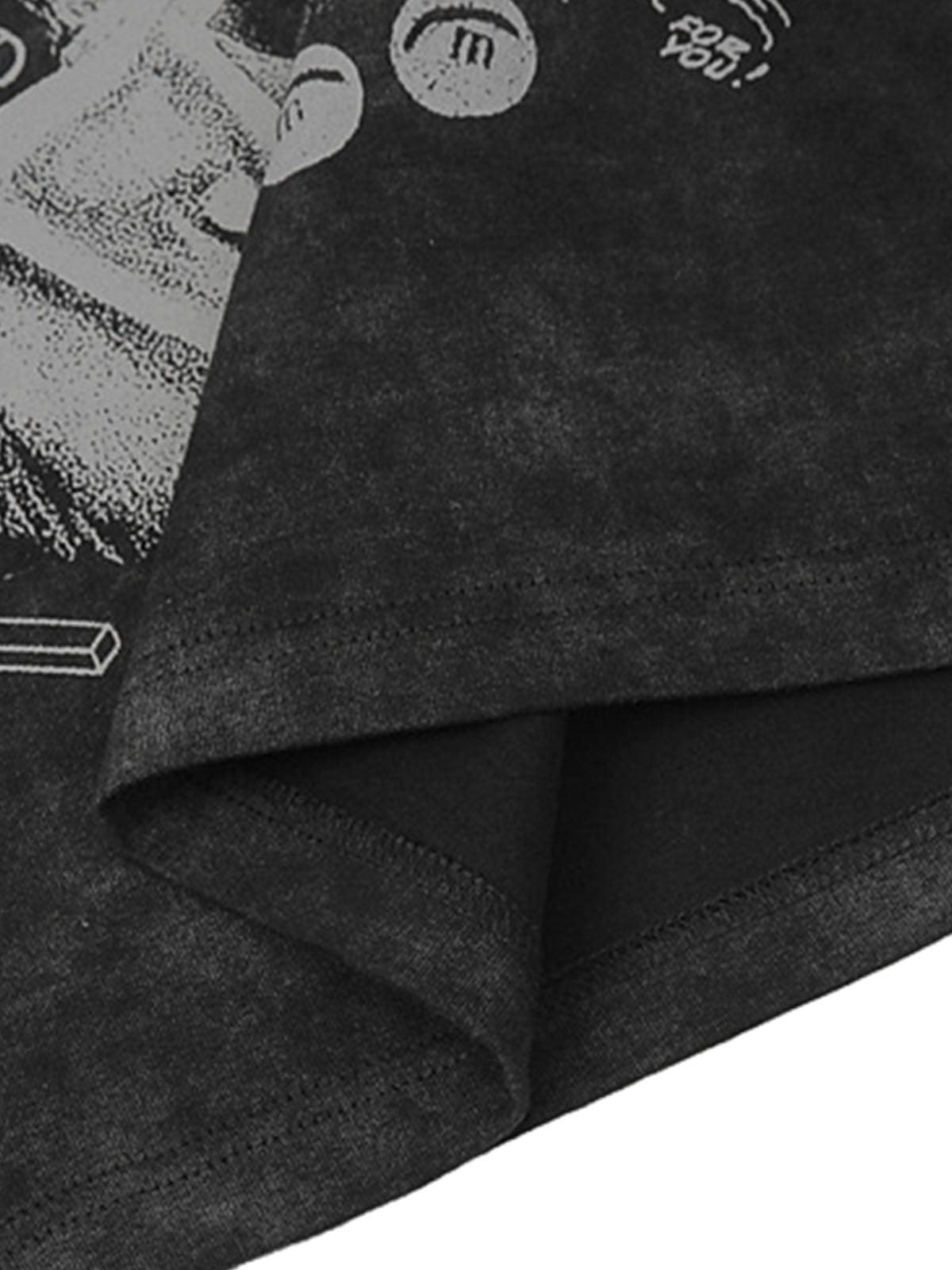 Concert Outfit Vintage Cross Figure Print T-Shirt Concert Outfit Vintage Cross Figure Print T-Shirt