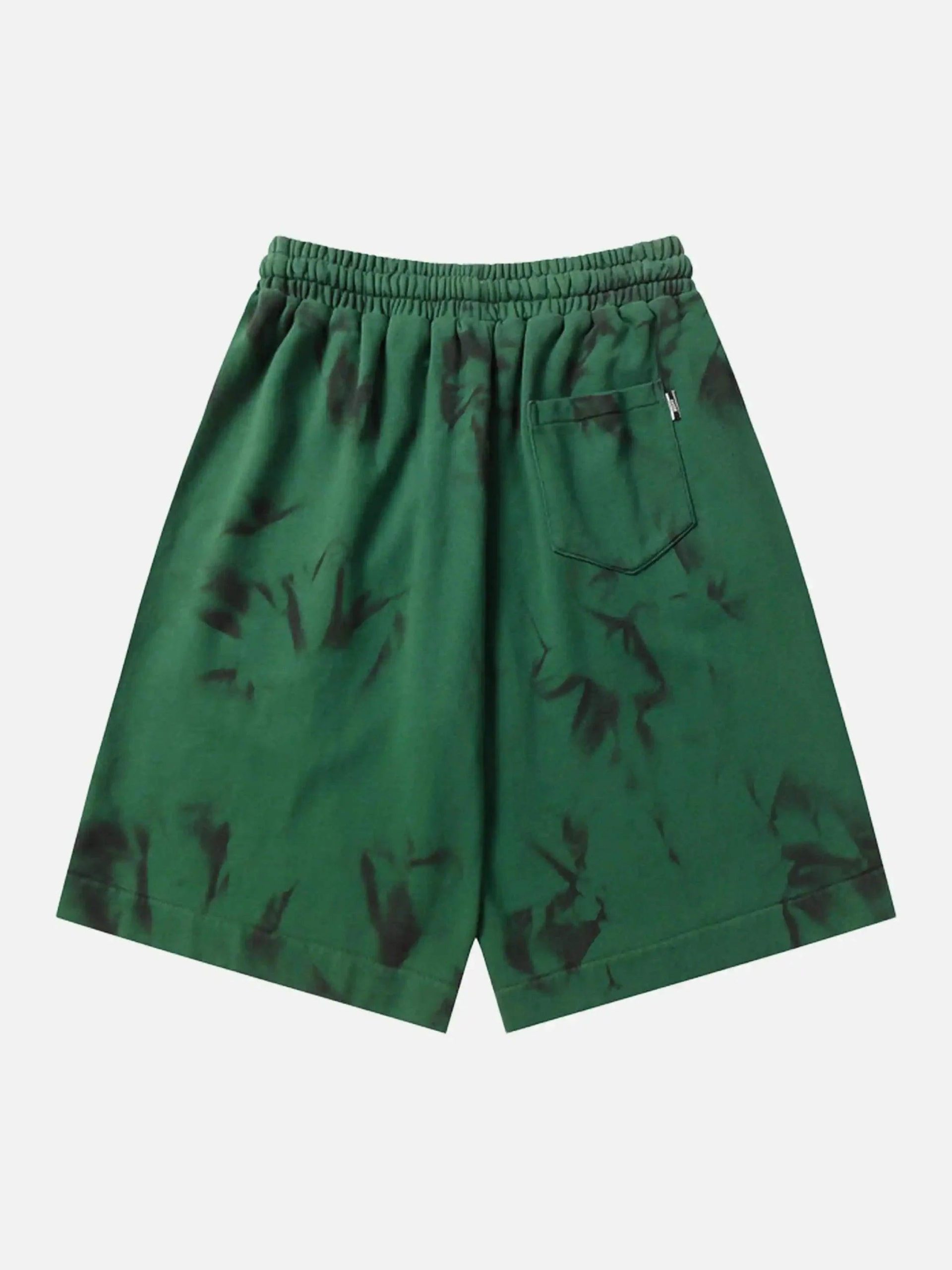 Concert Outfit Vintage Dirty Elastic Drawstring Loose Shorts Concert Outfit Vintage Dirty Elastic Drawstring Loose Shorts