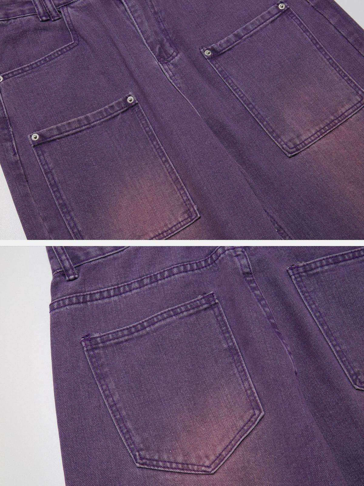 Concert Outfit Vintage Distressed Large Pocket Jeans Concert Outfit Vintage Distressed Large Pocket Jeans