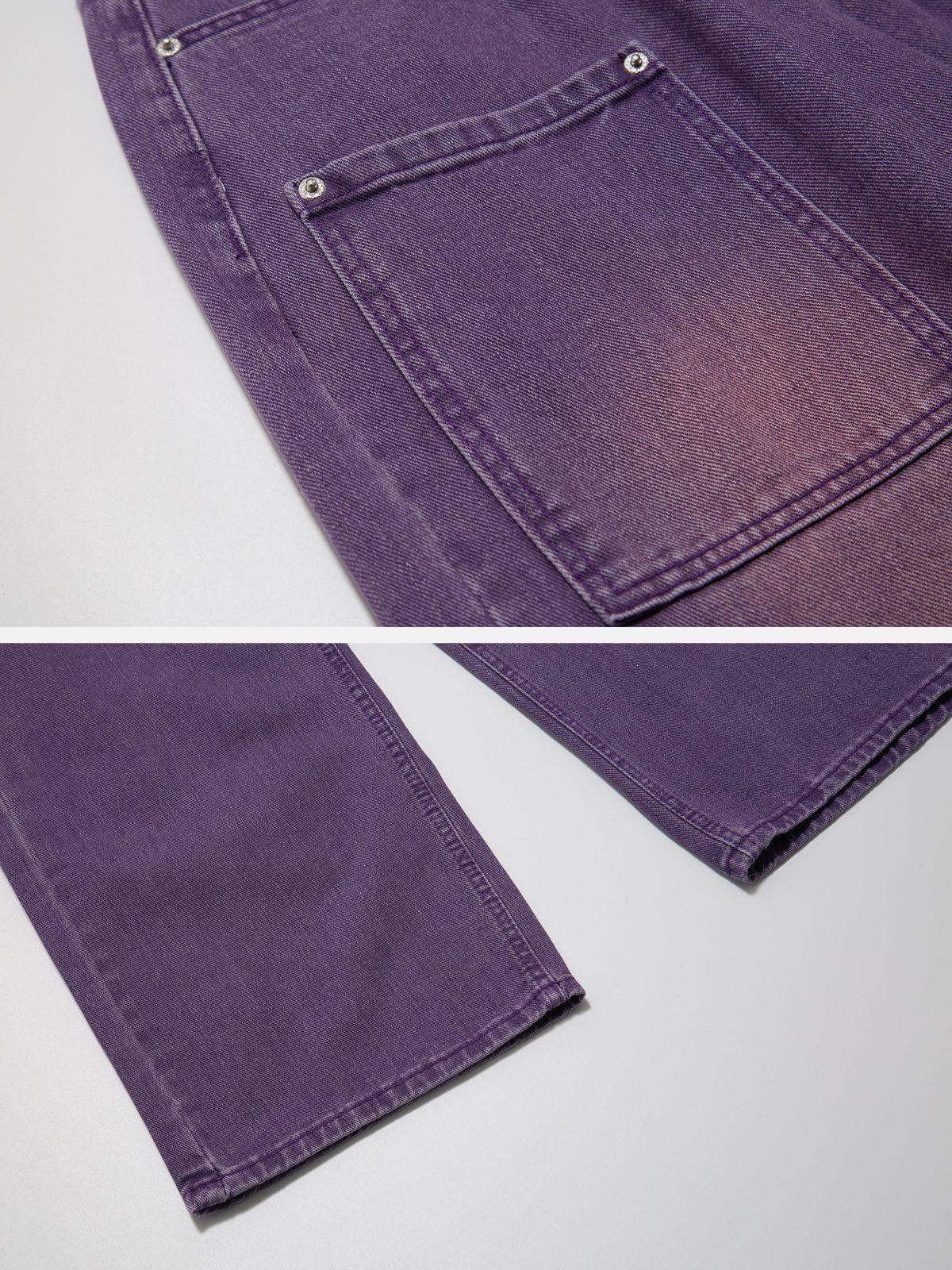 Concert Outfit Vintage Distressed Large Pocket Jeans Concert Outfit Vintage Distressed Large Pocket Jeans