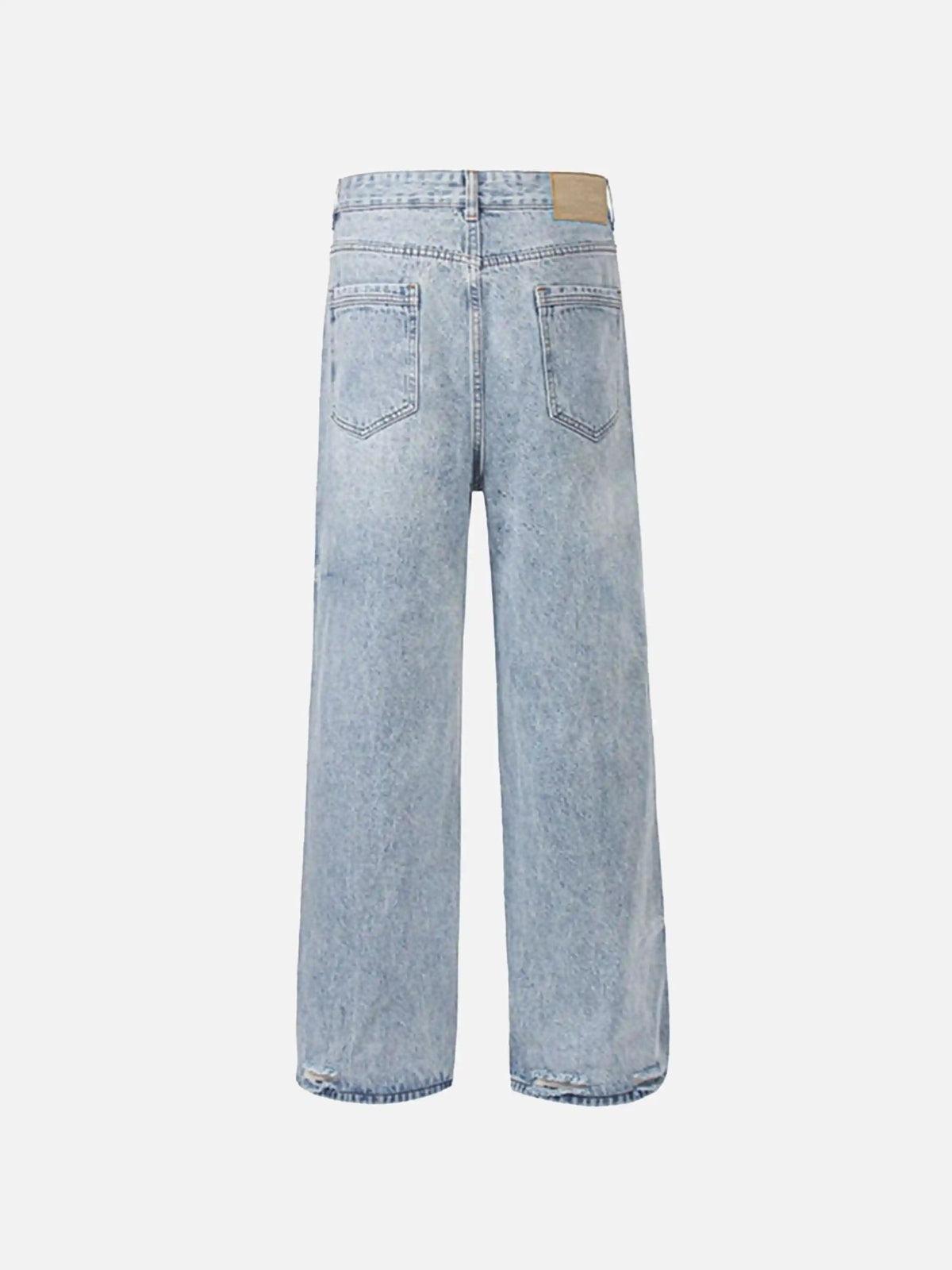 Concert Outfit Vintage Distressed Slim Straight-Leg Jeans Concert Outfit Vintage Distressed Slim Straight-Leg Jeans