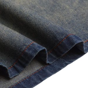 Concert Outfit Vintage Distressed Washed Gradient Denim T-Shirt