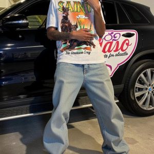 Concert Outfit Vintage Doberman Print T-Shirt