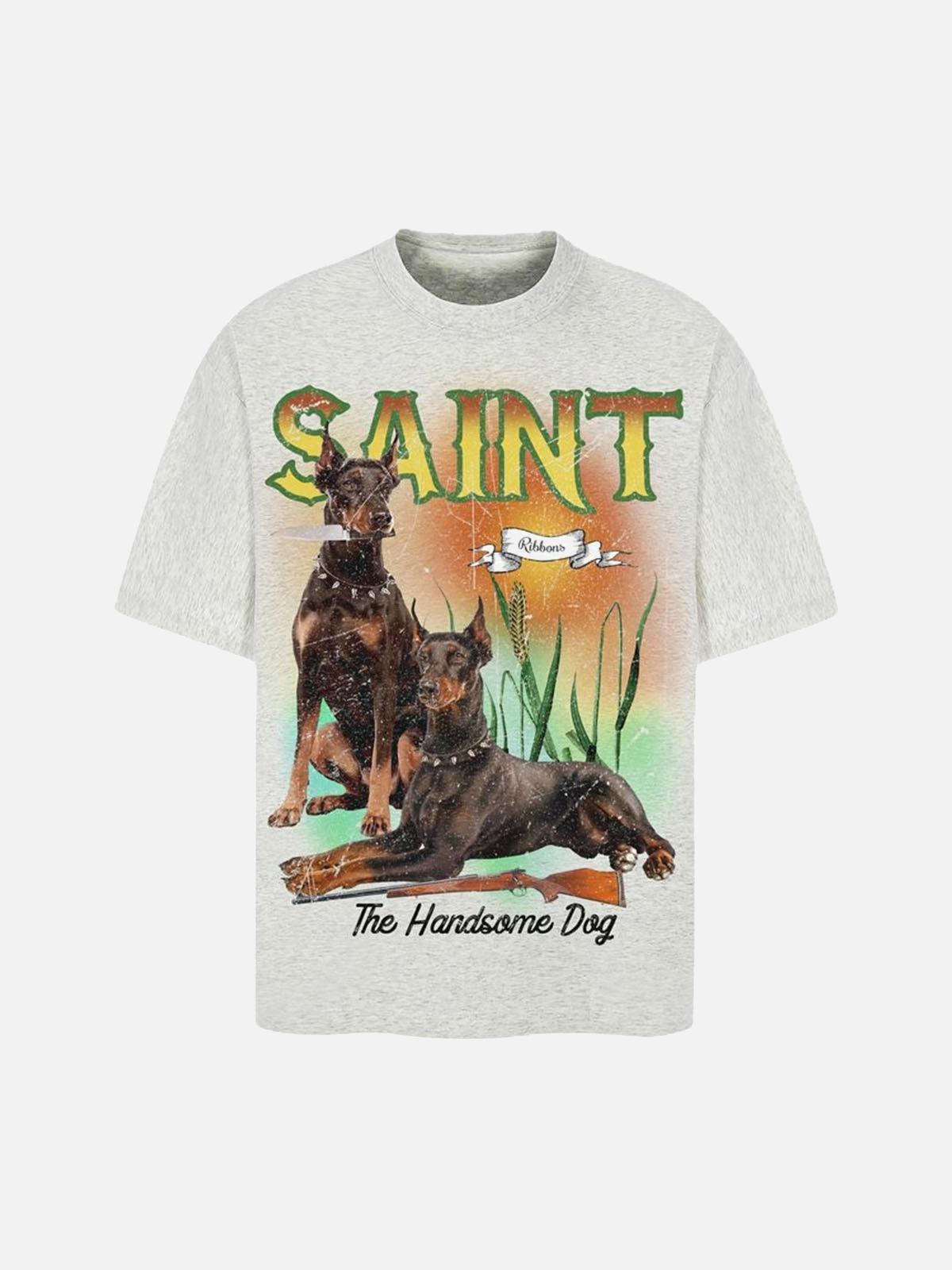 Concert Outfit Vintage Doberman Print T-Shirt Concert Outfit Vintage Doberman Print T-Shirt