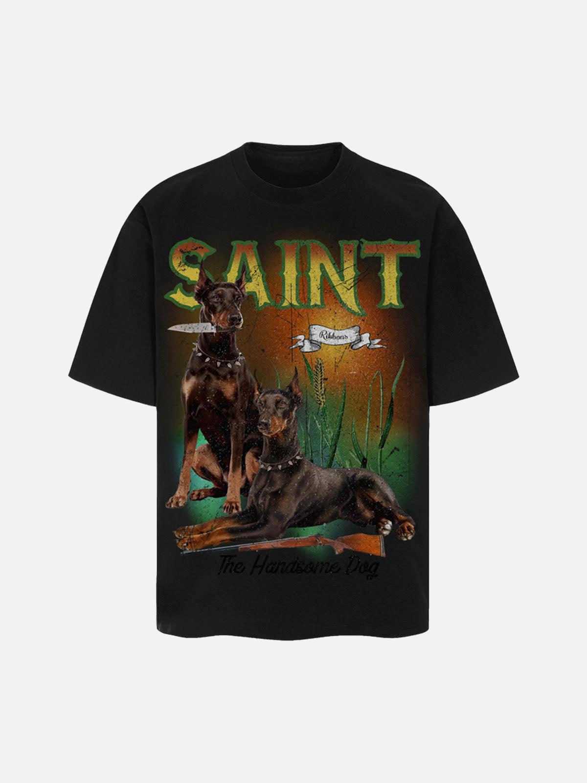 Concert Outfit Vintage Doberman Print T-Shirt Concert Outfit Vintage Doberman Print T-Shirt